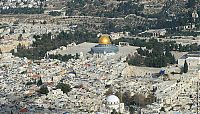 World & Travel: Bird's-eye view of Jerusalem, Israel