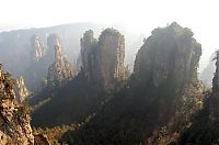 World & Travel: Zhangjiajie National Park, Ulinyuanya peak, Dayong town, Mt. Kunlun, Village of Yellow Lion, China