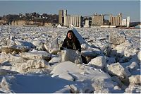 Trek.Today search results: Mississippi frozen river, United States