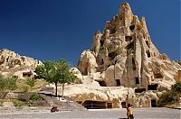 World & Travel: High phallic geology, Valley of Love (Valley Phallus), small town of Göreme, Cappadocia, Turkey