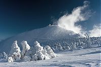 Trek.Today search results: Meteorological station, Krkonoše Giant Mountains, Sněžka, Czech Republic