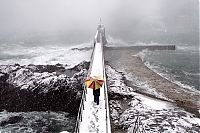 World & Travel: TOPSHOTS-FRANCE-WEATHER-SNOW-COLLIOURE