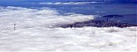 Trek.Today search results: bird's-eye view of buildings above the clouds