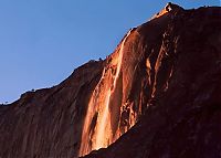 Trek.Today search results: Fiery Light, Horsetail Falls, Yosemite, California, United States