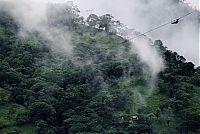 Trek.Today search results: Old pulley system over the abyss, Rio Negro, Colombia