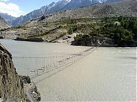 World & Travel: Hussaini Hanging Bridge, Pakistan