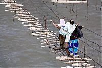 World & Travel: Hussaini Hanging Bridge, Pakistan