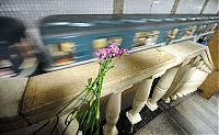 World & Travel: Remembrances of underground attacks, Moscow, Russia