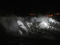 Trek.Today search results: Night view of Niagara Falls, Canada, United States