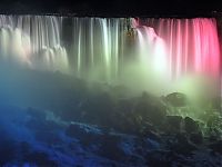 Trek.Today search results: Night view of Niagara Falls, Canada, United States