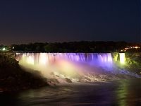 Trek.Today search results: Night view of Niagara Falls, Canada, United States