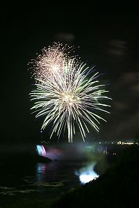 Trek.Today search results: Night view of Niagara Falls, Canada, United States