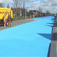 World & Travel: The Blue Road in Netherlands, by Henk Hofstra