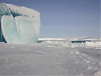 Trek.Today search results: Blue ice from frozen waves, Antarctica