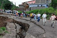 World & Travel: Agatha causes massive sinkhole‎, Guatemala City, Republic of Guatemala