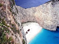 World & Travel: Shipwreck Cove, Navagio Beach on Zakynthos Island, Greece