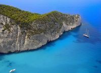 World & Travel: Shipwreck Cove, Navagio Beach on Zakynthos Island, Greece