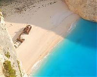 World & Travel: Shipwreck Cove, Navagio Beach on Zakynthos Island, Greece