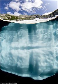 World & Travel: Lake Sassolo, Alps by Franco Banfi
