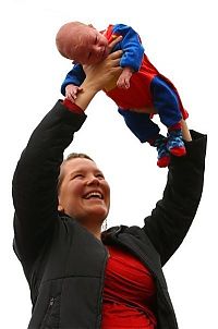 World & Travel: Super hero world record attempt, Federation Square in Melbourne, Australia