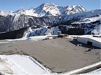 World & Travel: Courchevel airport, France