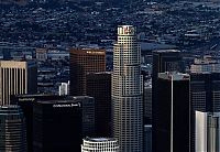 World & Travel: Bird's-eye view of Los Angeles, United States