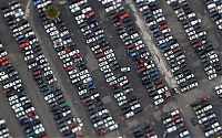 World & Travel: Bird's-eye view of Los Angeles, United States