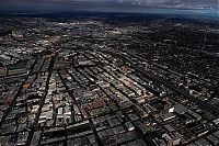 World & Travel: Bird's-eye view of Los Angeles, United States