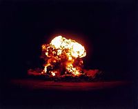 World & Travel: photo of nuclear explosion