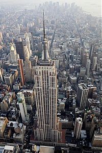 World & Travel: Bird's-eye view of New York City, United States
