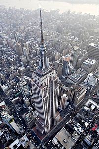 World & Travel: Bird's-eye view of New York City, United States