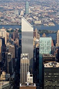 World & Travel: Bird's-eye view of New York City, United States