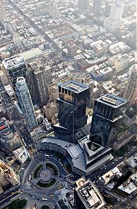 World & Travel: Bird's-eye view of New York City, United States