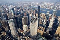 World & Travel: Bird's-eye view of New York City, United States