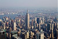 World & Travel: Bird's-eye view of New York City, United States