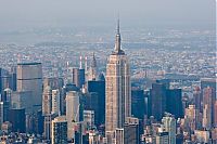 World & Travel: Bird's-eye view of New York City, United States