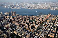 World & Travel: Bird's-eye view of New York City, United States