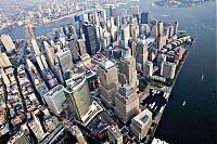 World & Travel: Bird's-eye view of New York City, United States