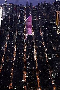 World & Travel: Bird's-eye view of New York City, United States