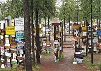 World & Travel: Sign Post Forrest, Watson Lake, Yukon, Alaska, United States