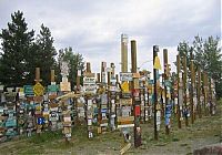World & Travel: Sign Post Forrest, Watson Lake, Yukon, Alaska, United States