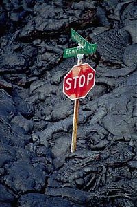 World & Travel: Kilauea volcano. Hawaiian Islands, United States