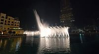 World & Travel: Record fountain system set, Burj Khalifa Lake, Dubai, United Arab Emirates