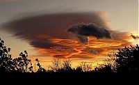 World & Travel: colorful clouds formation