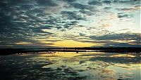 World & Travel: colorful clouds formation