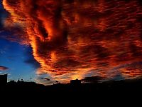 World & Travel: colorful clouds formation