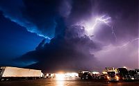 World & Travel: colorful clouds formation