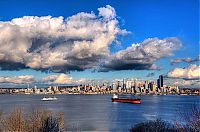 World & Travel: colorful clouds formation