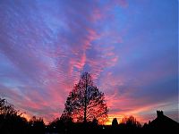 World & Travel: colorful clouds formation