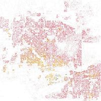 World & Travel: Race and ethnicity of US cities by Eric Fischer